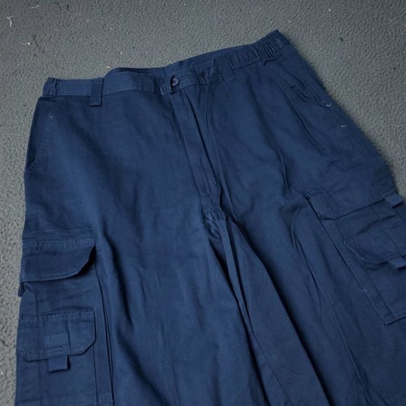 King Size Shorts Mens Size 36 Big & Tall  Cargo Khaki Blue - Picture 2 of 8